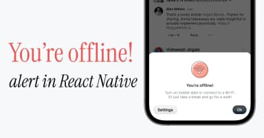 How to check internet connection in React Native and show an offline alert